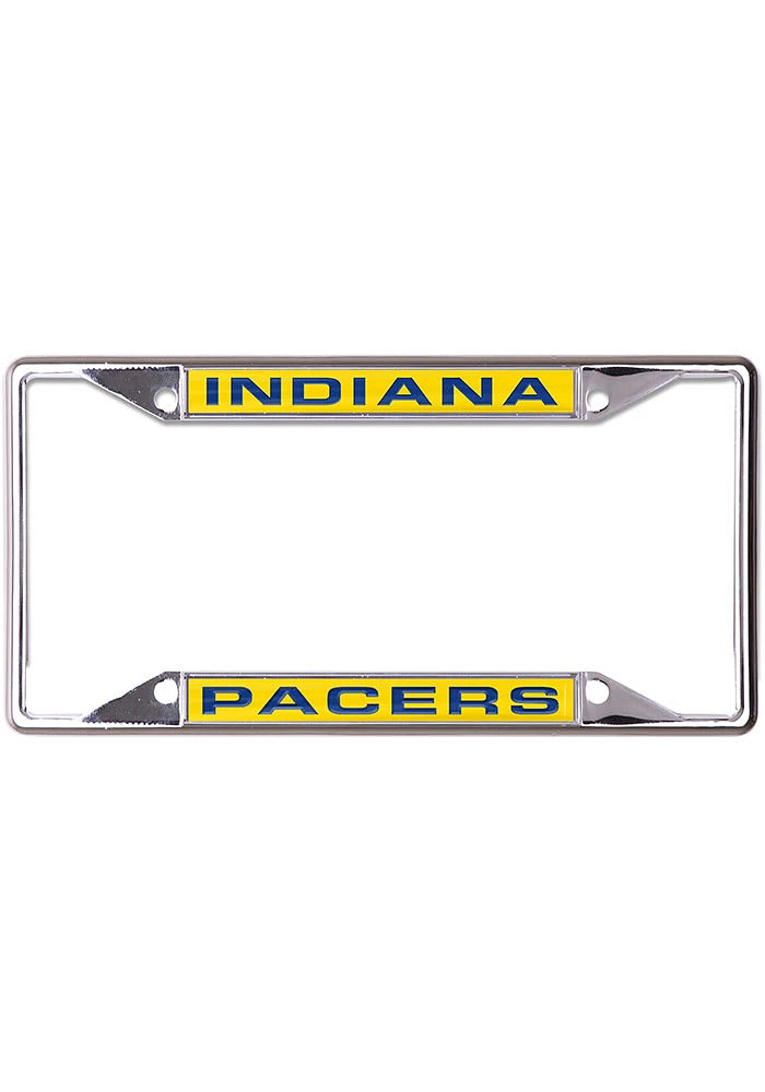 Indiana Pacers Black and Silver License Plate Frame - Navy Blue