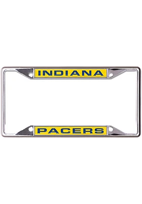 Indiana Pacers Black and Silver License Plate Frame - Navy Blue