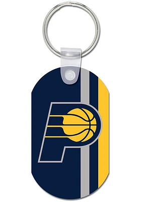 Indiana Pacers Aluminum Keychain - Navy Blue