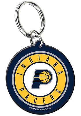 Indiana Pacers Premium Acrylic Keychain - Navy Blue