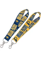 Indiana Pacers 1Inch Key Strap Lanyard - Navy Blue