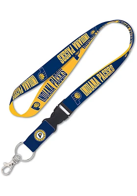 Indiana Pacers 1 inch Detachable Lanyard - Navy Blue
