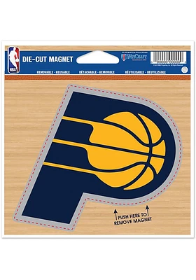 Indiana Pacers 4.5x6  Die Cut Magnet