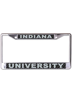 Indiana Hoosiers Carbon Fiber License Plate Frame - Red