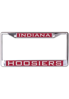 Indiana Hoosiers Metallic License Plate Frame - Red