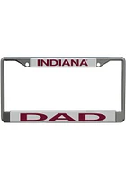 Indiana Hoosiers Dad License Plate Frame - Red