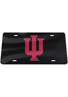 Indiana Hoosiers Red Silver and Black Car Accessory License Plate