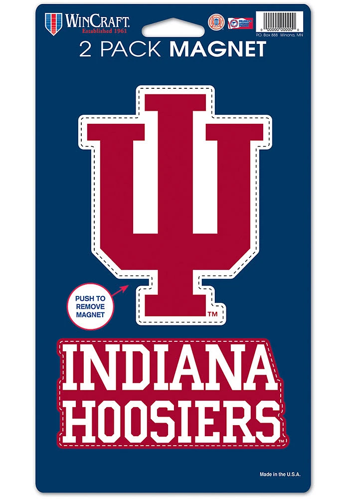 Indiana Hoosiers 2pk Magnet