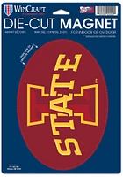 Iowa State Cyclones Die Cut Car Magnet - Red
