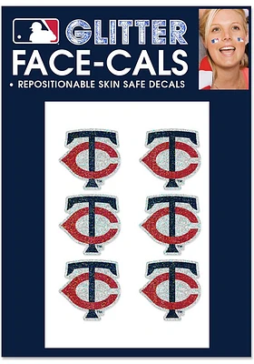 Minnesota Twins Glitter 6 Pack Tattoo
