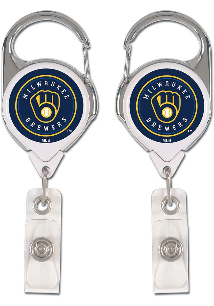 Milwaukee Brewers 2 Sided Badge Holder