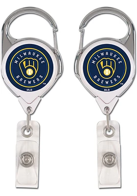 Milwaukee Brewers 2 Sided Badge Holder