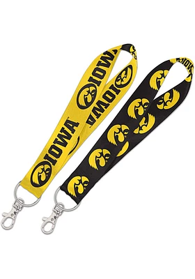 Iowa Hawkeyes Key Lanyard - Gold