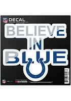 Indianapolis Colts 6x6 Repositionable Expression Logo Auto Decal - Navy Blue