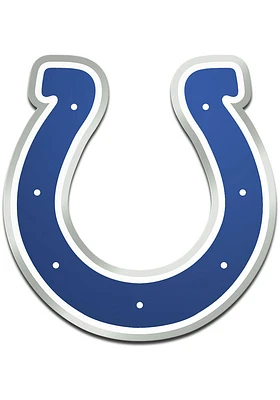 Indianapolis Colts 3x4 Acrylic Metallic Car Emblem - Navy Blue