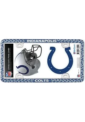 Indianapolis Colts 2-Pack Decal Combo License Frame