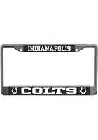 Indianapolis Colts Carbon Logo License Plate Frame - Black