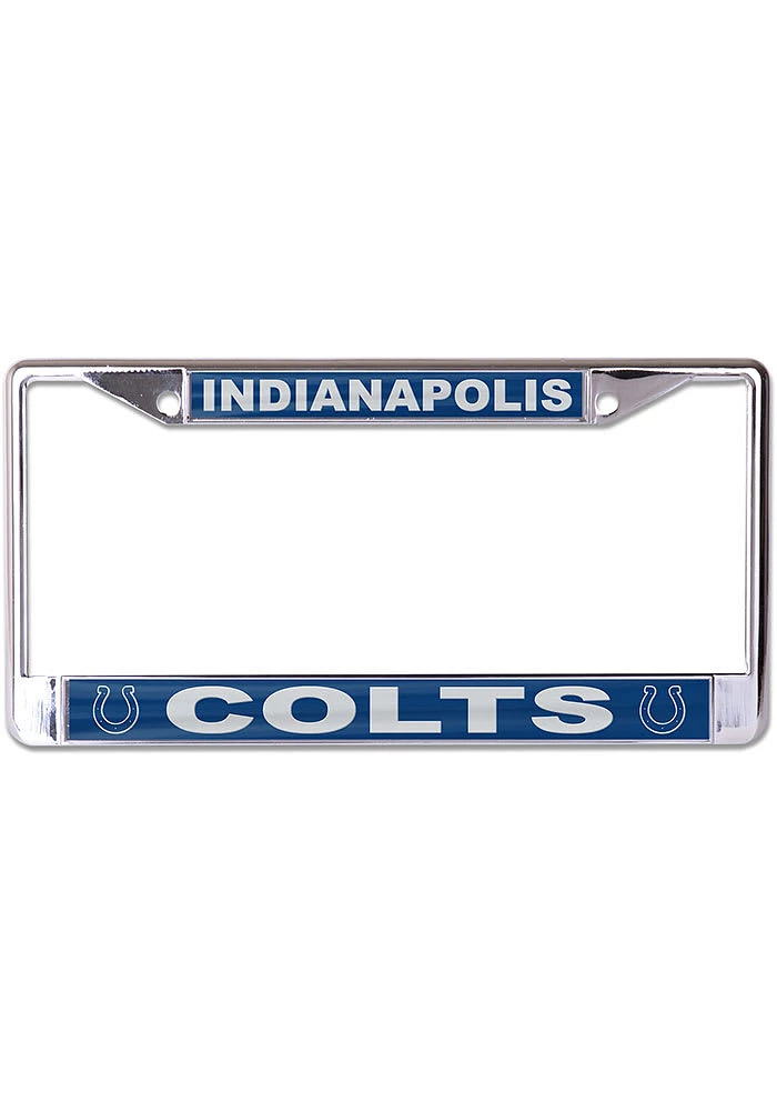 Indianapolis Colts Mirror License Plate Frame - Grey