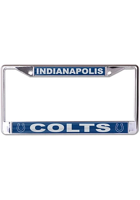 Indianapolis Colts Mirror License Plate Frame - Grey