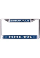 Indianapolis Colts Mirror License Plate Frame - Grey