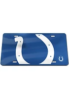 Indianapolis Colts Black Mega Logo Car Accessory License Plate