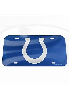 Indianapolis Colts Navy Blue Team Logo Inlaid Car Accessory License Plate