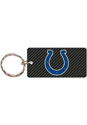 Indianapolis Colts Carbon Keychain - Grey