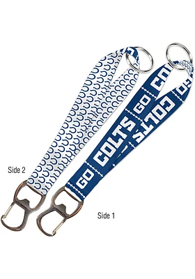 Indianapolis Colts Bottle Opener Keystrap Lanyard - Navy Blue