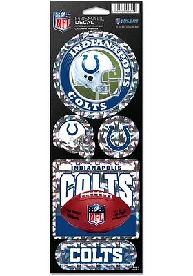 Indianapolis Colts Prismatic Stickers - Navy Blue