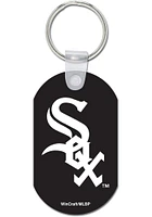 Chicago White Sox Aluminum Keychain - Black