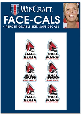Ball State Cardinals 6 Pack Tattoo