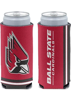 Ball State Cardinals Striped Primary Logo Slim Coolie