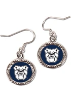 Butler Bulldogs Hammered Dangle Womens Earrings