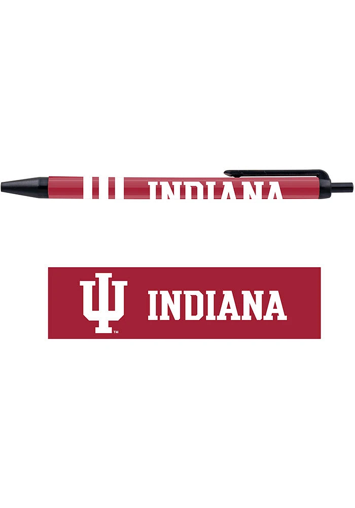 Indiana Hoosiers 5 Pack Pen Set - Crimson