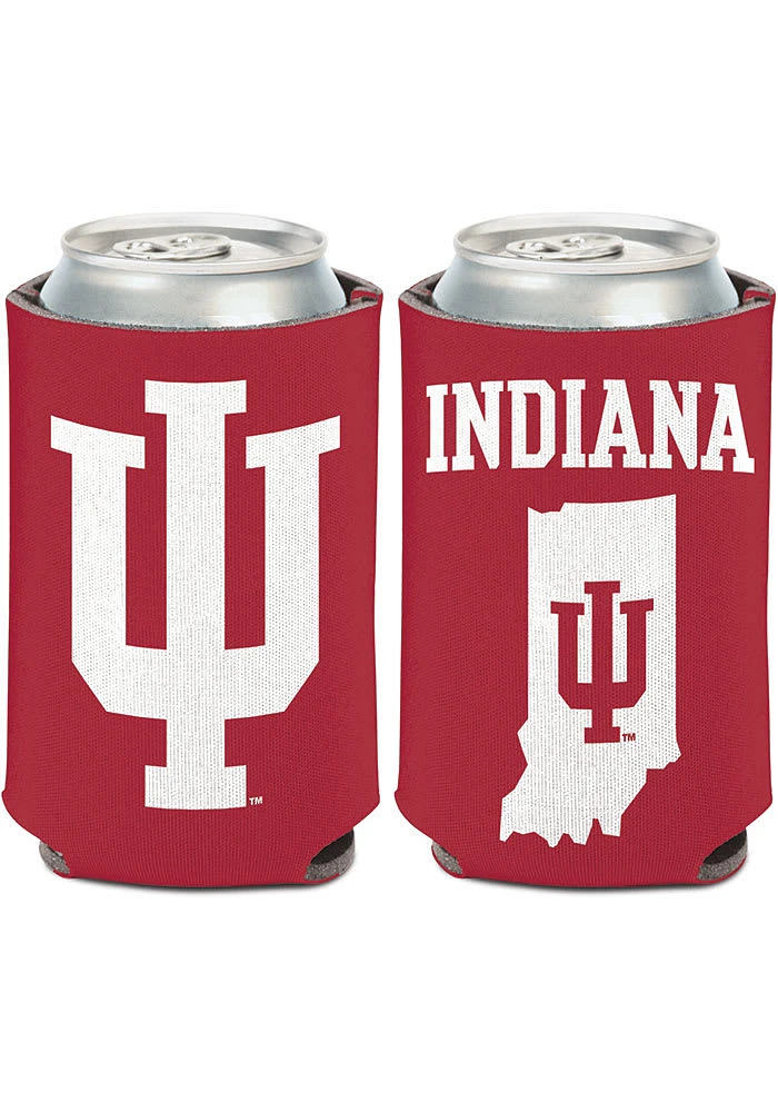 Indiana Hoosiers State Shape Coolie