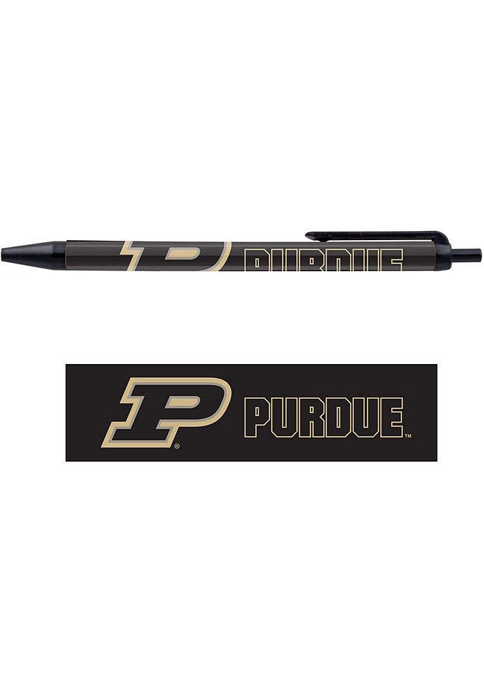 Purdue Boilermakers 5 Pack Pen Set - Black