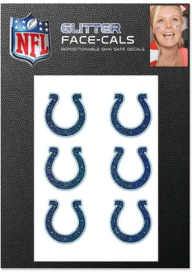 Indianapolis Colts 6 Pack Glitter Tattoo