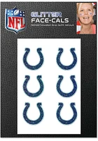 Indianapolis Colts 6 Pack Glitter Tattoo