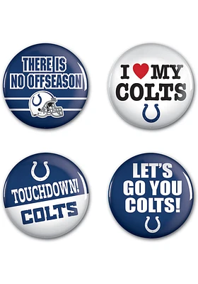 Indianapolis Colts 4 Pack Design Button