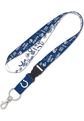 Indianapolis Colts Scatterprint Lanyard - Blue