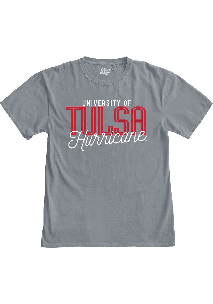 Tulsa Golden Hurricane Womens Grey Amaze Me Short Sleeve T-Shirt