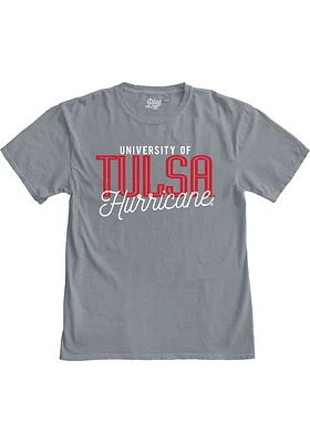 Tulsa Golden Hurricane Womens Grey Amaze Me Short Sleeve T-Shirt
