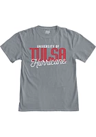 Tulsa Golden Hurricane Womens Grey Amaze Me Short Sleeve T-Shirt