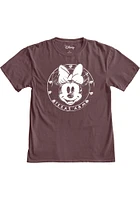 Texas A&M Aggies Womens Maroon Sketch Minnie Short Sleeve T-Shirt