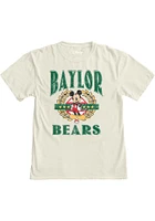 Baylor Bears Womens Ivory Olive Mickey Short Sleeve T-Shirt