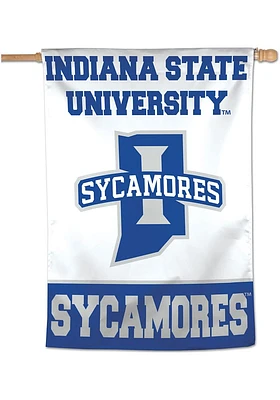 Indiana State Sycamores 28x40 Inch Banner - White