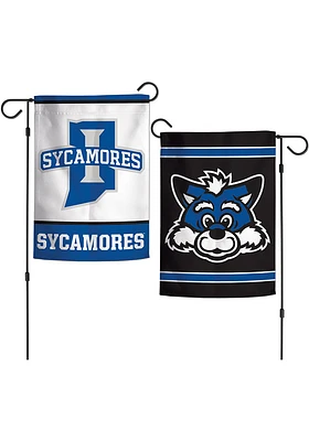 Indiana State Sycamores 12x18 Inch Garden Flag - Blue