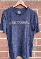 John Carroll Blue Streaks Navy Arch Name Short Sleeve Fashion T Shirt
