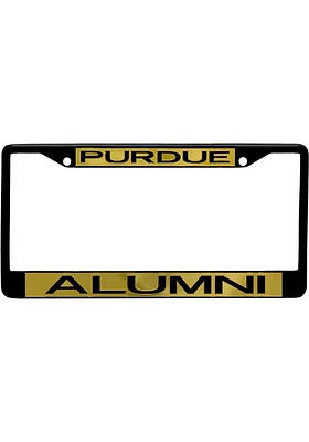 Purdue Boilermakers Alumni Graphic License Plate Frame - Black