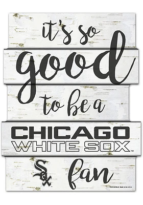 Chicago White Sox birch Sign - Black